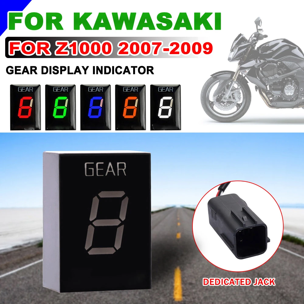 Gear Display Indicator For Kawasaki Z1000 Z 1000 2007 2008 2009 Motorcycle Accessories Plug