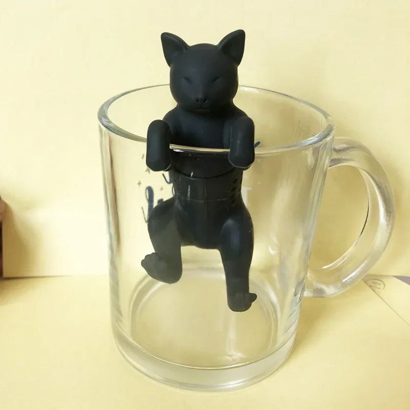 Tea Infuser Filter Strainer Reusable Cat Creative