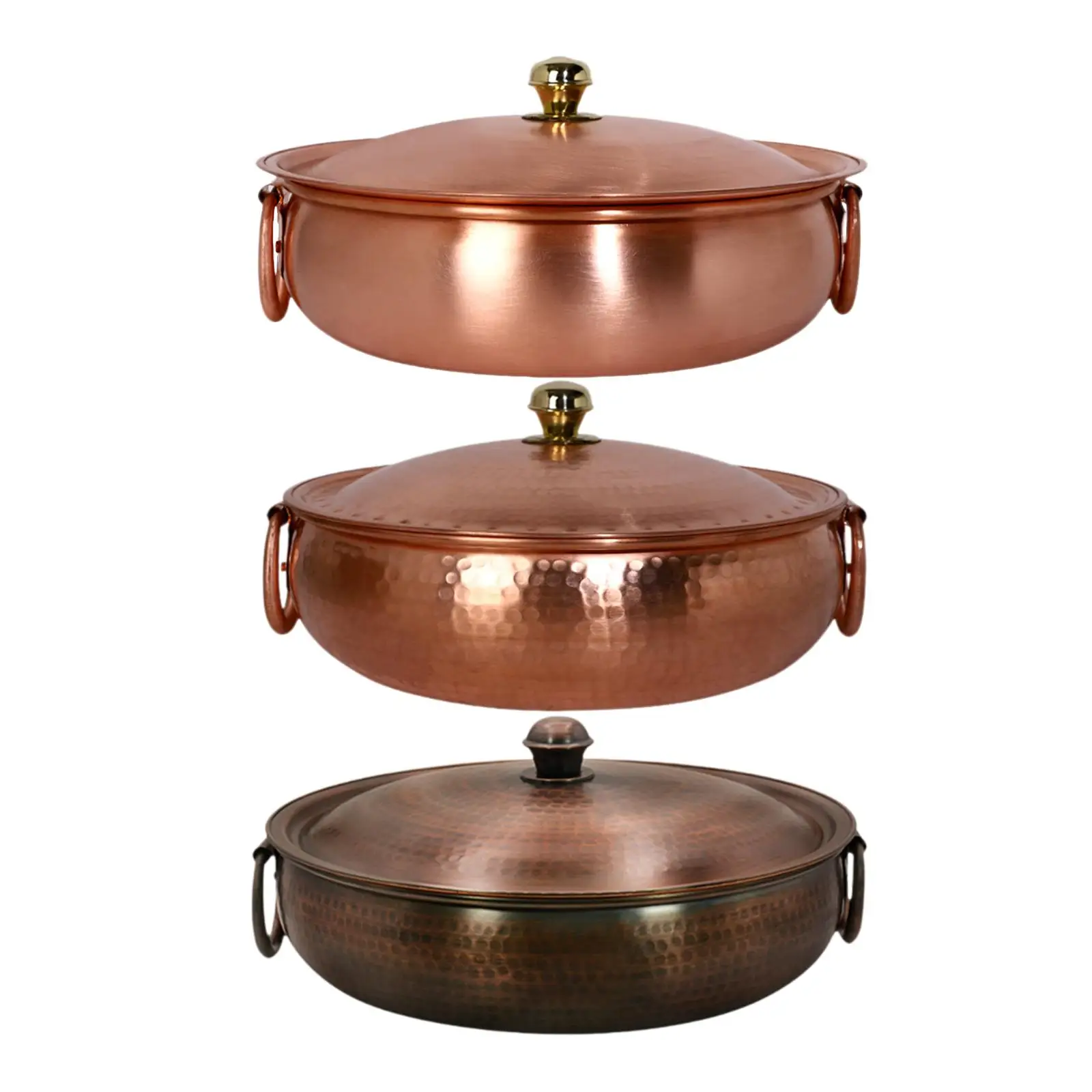 Copper Chafing Dish Ramen Pot Thick Traditional Soup Pot Copper Hot Pot Cooking Copper Chafing Dish Ramen Pot Thick Traditional Soup Pot Copper Hot Pot Cooking