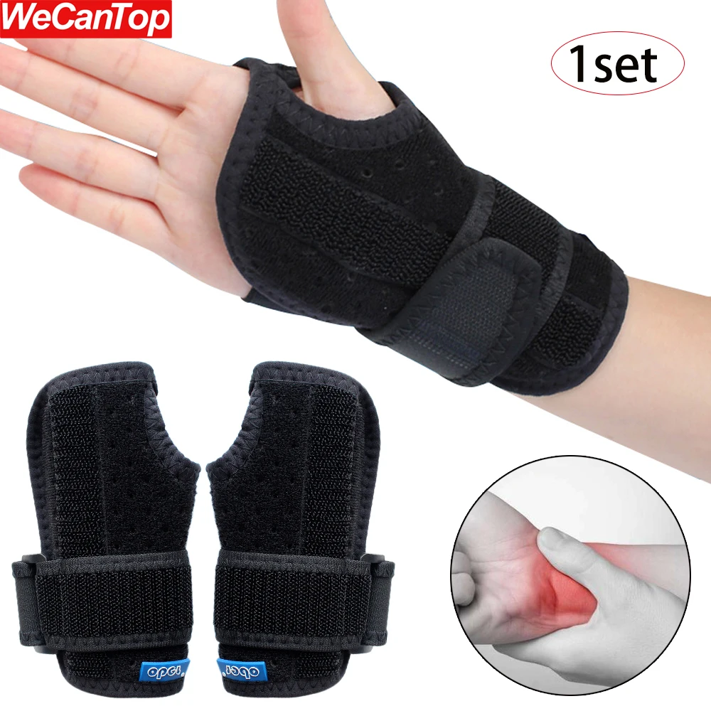 

Wrist Brace Carpal Tunnel Support Stabilizer Protector with Metal Splint for Tendonitis CTS Wrist Sprain Fractures Pain Relief