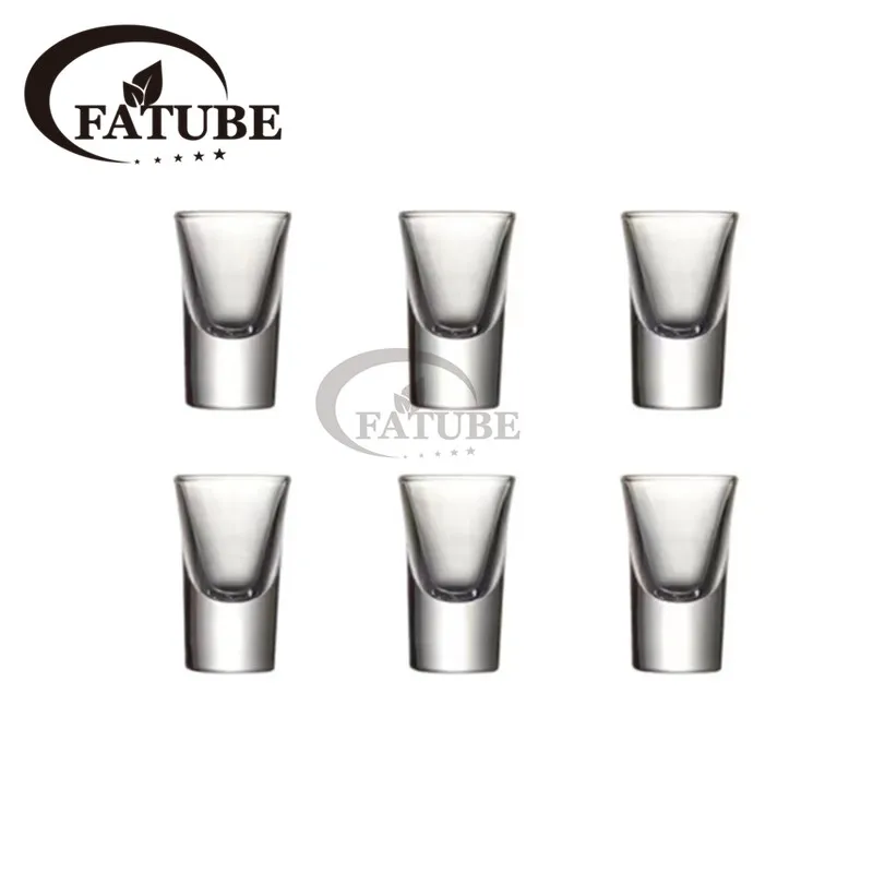 6PCS FA TUBE BUBBLE Shot GLASS Cup for Goblet 10ml/SHOTCUP3 10ml ABCD