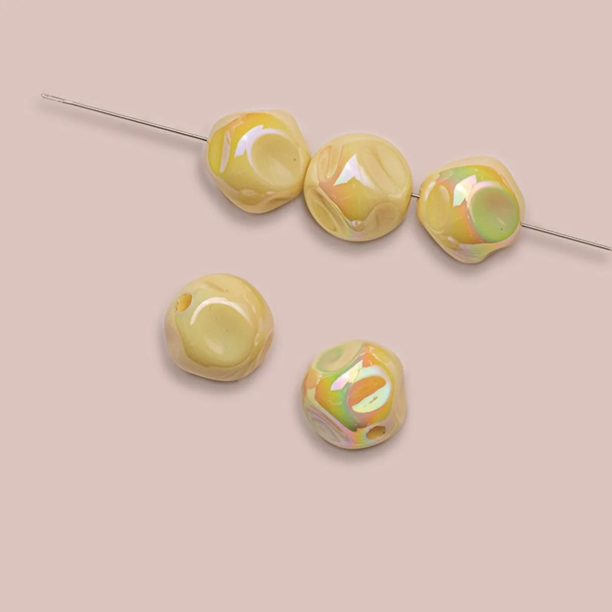 Acrylic Irregular Beads 3