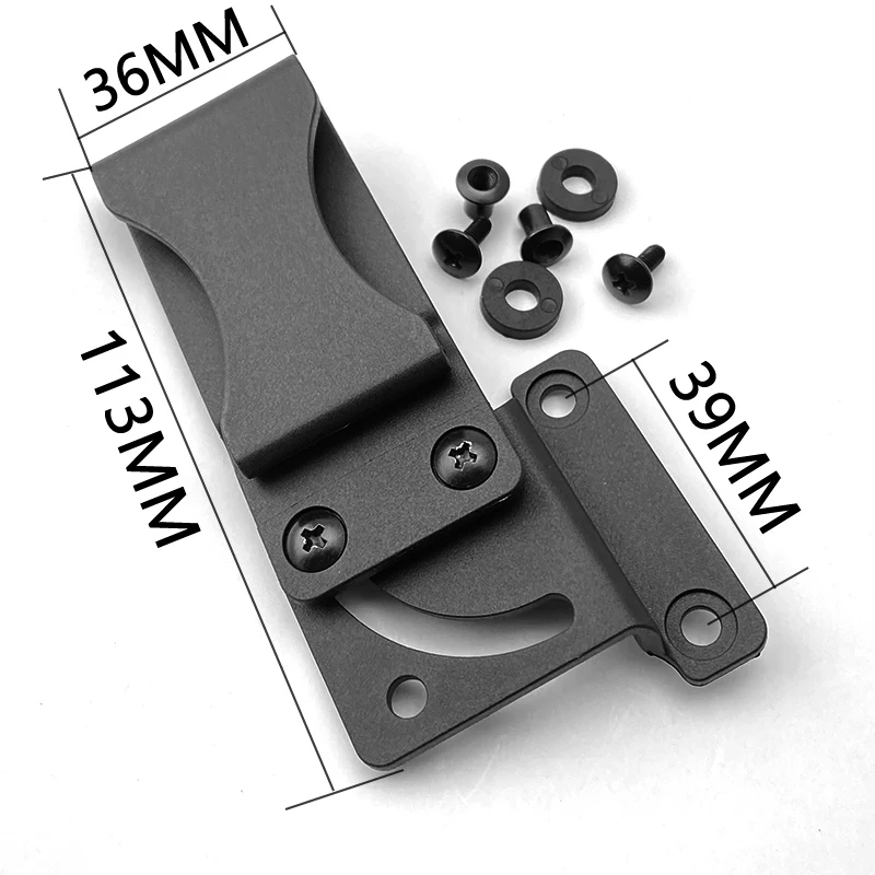 Universal K Sheath Waist Clip KYDEX Making Scabbard Clip K Sheath Accessories Carry KYDEX Tool With Screws knife scabbard car dryer