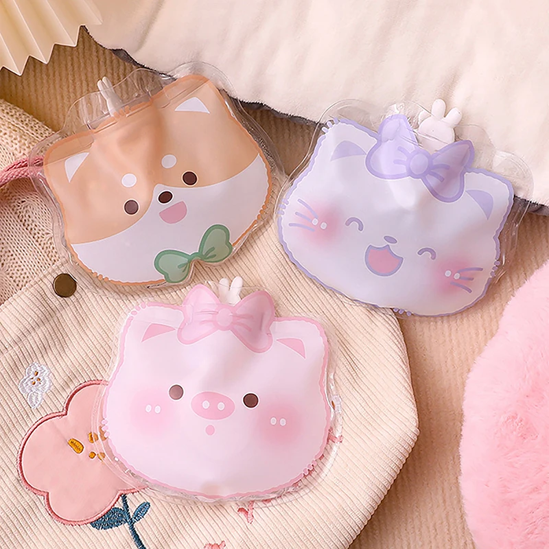 

1PC Mini Winter Reusable Hand Warmer Cute Cartoon Warmer Portable Hot Water Bottle Bags