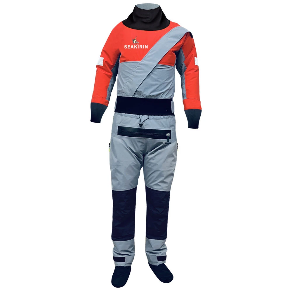 3 Ply Mens Semi Dry Suit Breathable Warm Paddling Drysuit Wetsuit for