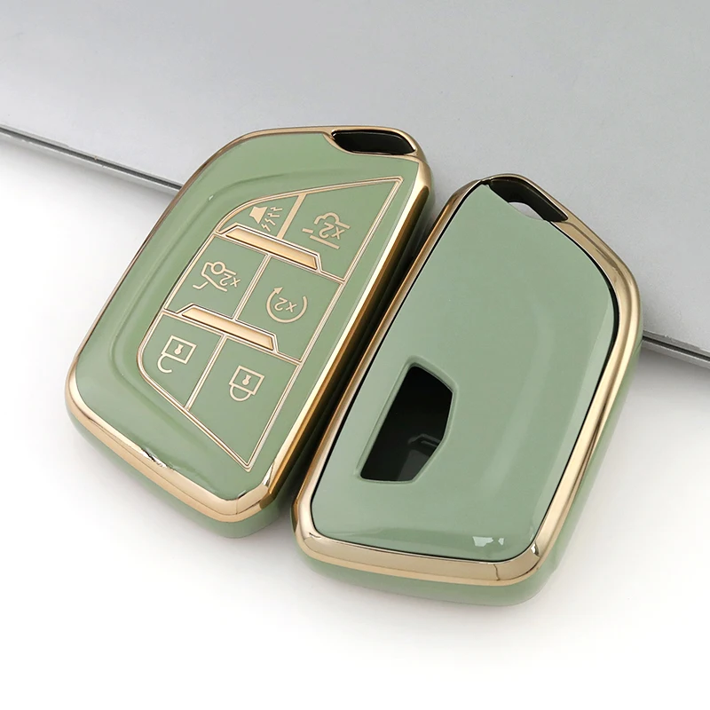 Premium TPU Car Key Fob Cover Case Protector - Sleek Design Shell
