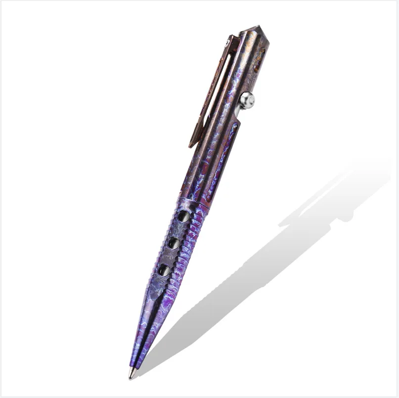Taktischer Stift für Damen aus TC4 Titan mit Fensterbrecher