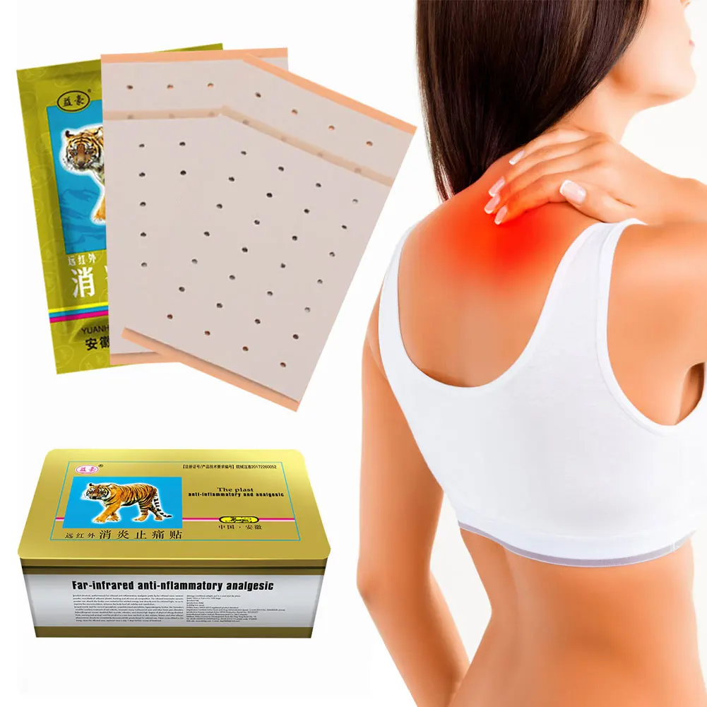 Pain Relief Patch 12Pcs Sumifun Tenosynovitis Plaster Finger Wrist Analgesic Patch Elbow Joint Sprains Tendon Sheath Pain Relief Sticker Care