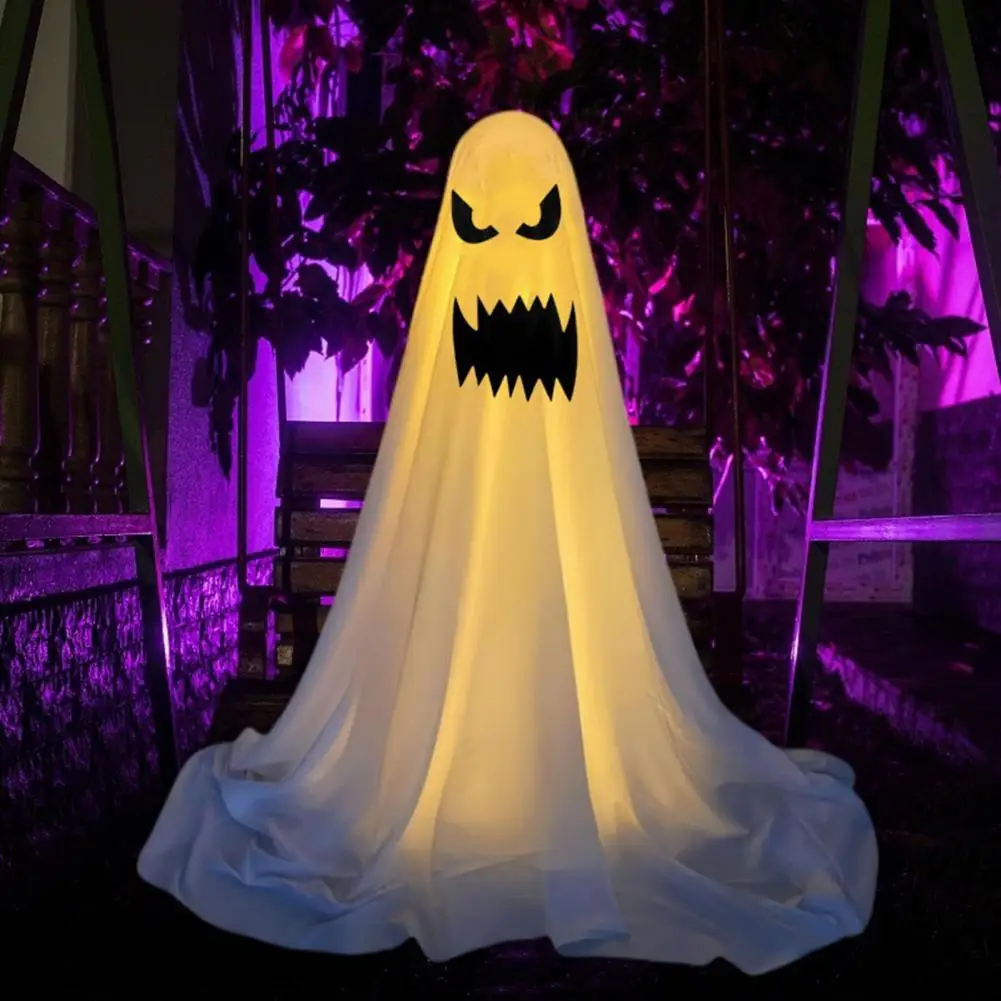 Halloween Ghost Decorations Glowing Ghost Ornaments Spooky Ghost Decorations for Halloween Outdoor Haunted House Yard Ornaments
