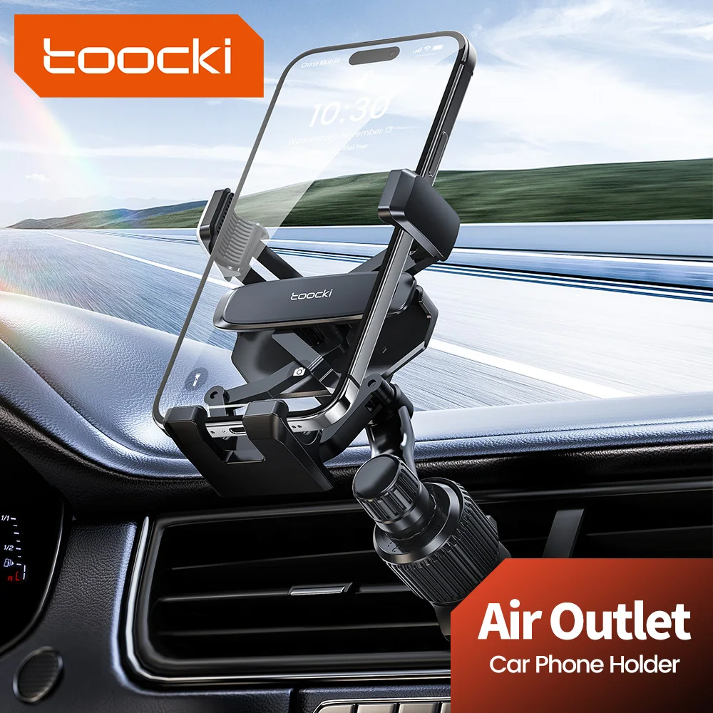 Universal Auto-Locking Car Phone Holder with 360° Rotation