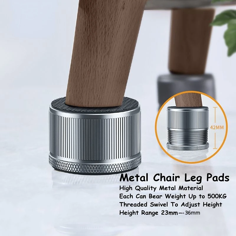 Eary 2/4pcs Metal Furniture Leg Booster Pad Bed Riser Height Adjustable Sofa Feet Floor Protector WashMachine Leg Highten Cusion Best Sellers In Furniture