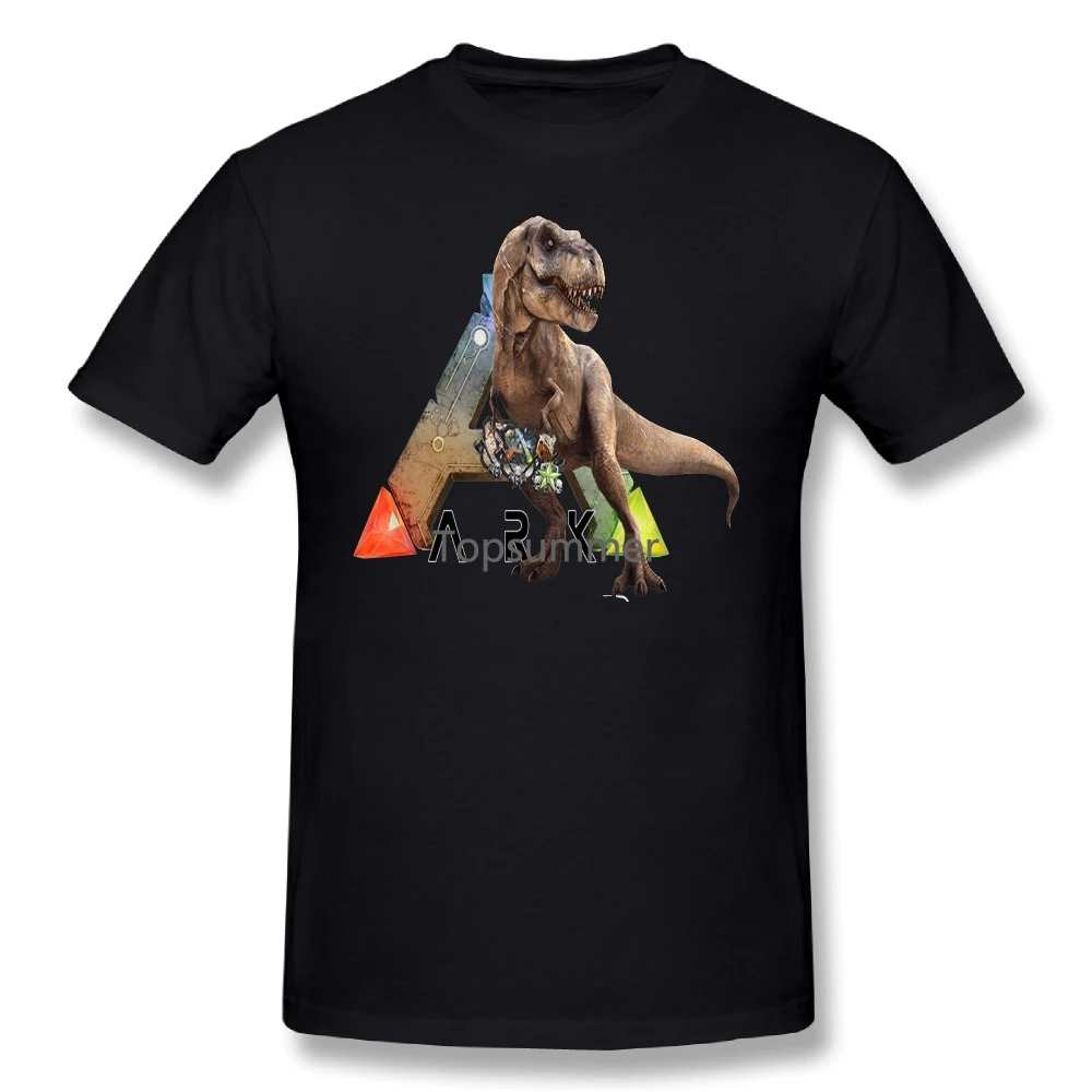 

Design T Shirt Ark T-Rex Ark Survival Evolved Men'S Man Crewneck Short Sleeved T-Shirts New Design Youth Tee Shirt Cool Design