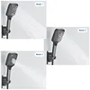 Wall Mounted Grey Waterfall Shower Set Bathtub Shower Faucet Brass Split Hot & Cold Mix Faucet Small Bathroom Shower Set 4