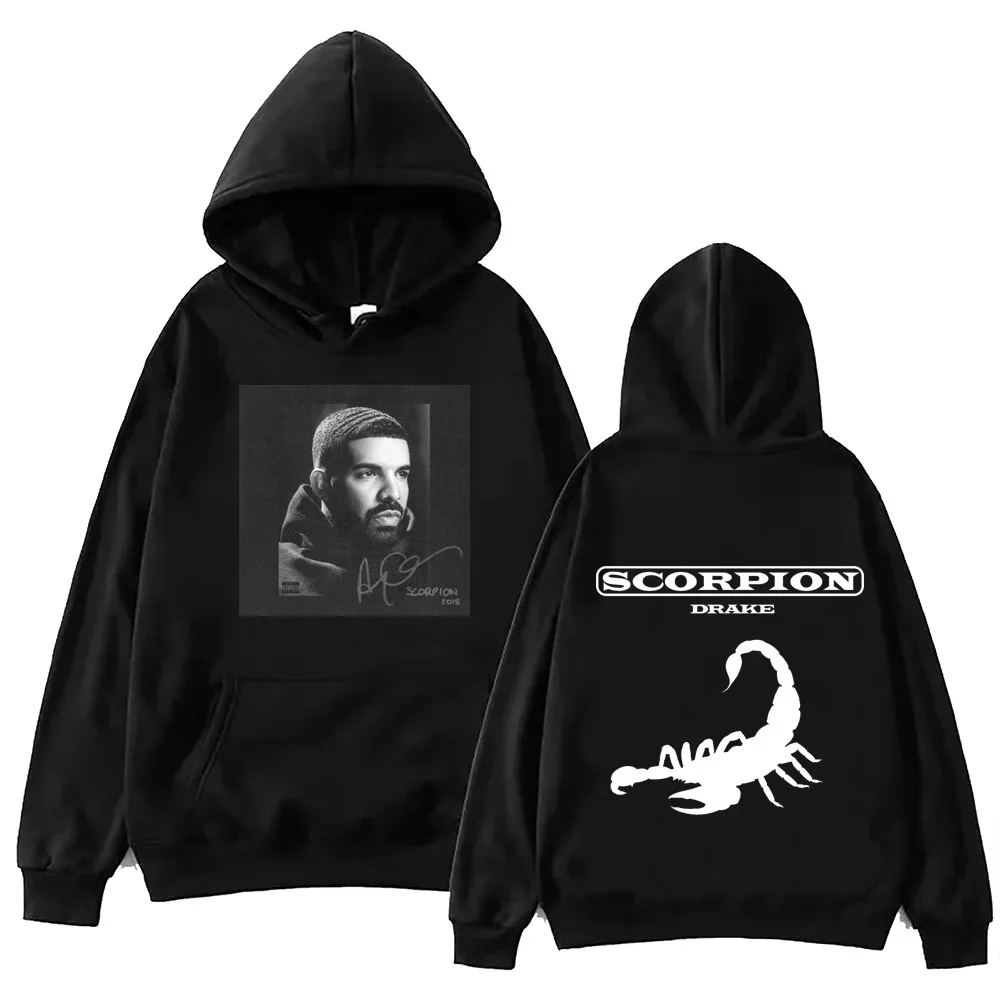 

2024 Scorpion Drake Hoodie Tops Long Sleeve Sweatshirt Music Fans Gift Spring Summer Casual