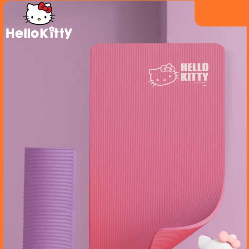 KawaiiSanrioHelloKittyYogaMatAnimeThickenedNonSlipSportsFitnessMatFitnessEquipment