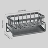Kitchen Stainless Steel Sink Drain Rack Sponge Storage Faucet Holder Soap Drainer Towel Rack Shelf Organizer Kitchen Accessories 6
