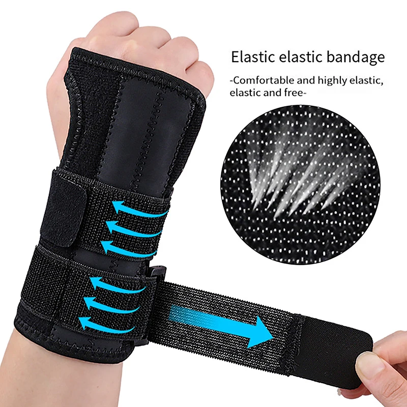 1PCS Wrist Brace for Carpal Tunnel Relief Night Support Support Hand Brace with 3 Stays Adjustable Wrist Splint wrist brace,wrist guard,wrist support,wrist support band