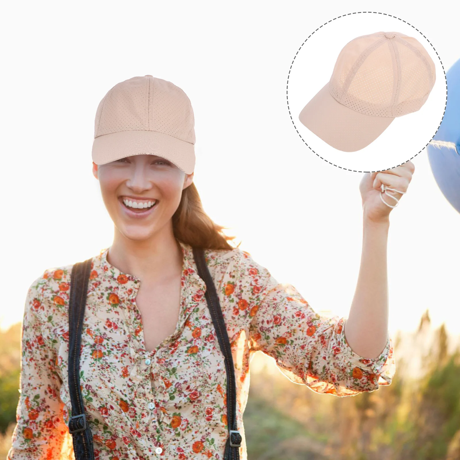 

Breathable Hat Men Baseball Hat Ball Cap Soft Ball Cap for Women Men