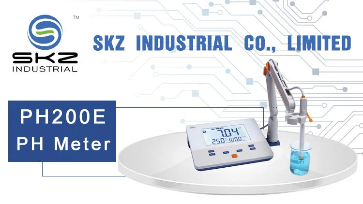PH200E 디지털 PH 측정기 휴대용 실험실 벤치탑 테스터 018pH 센서 산업용 OEM/ODM 맞춤 지원