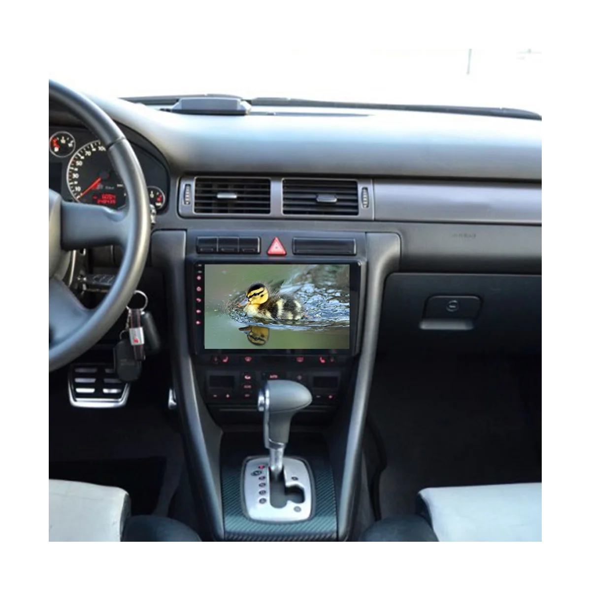 Audi A6 C5 2002-2006 ú  DVD ÷̾ г   Ʈ, 9 ġ 2Din  ׷  þ
