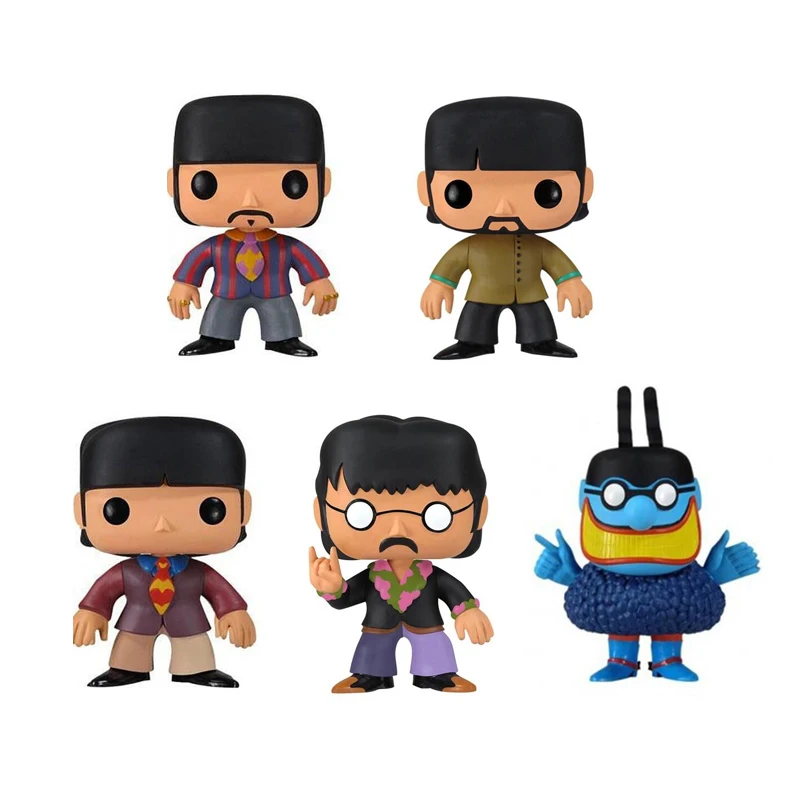 John Lennon Paul Geogre Ringo Blue Singer Limited Collection Bambole In Vinile Figure Model Toys