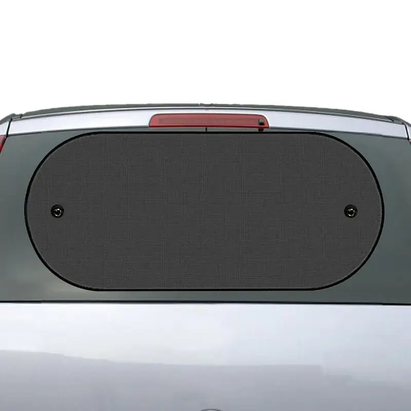 Car Back Window Sun Blocker Car Sun Shade UV Protection Folding Auto Rear Window Sunshade Mesh Back Window Visor For Children
