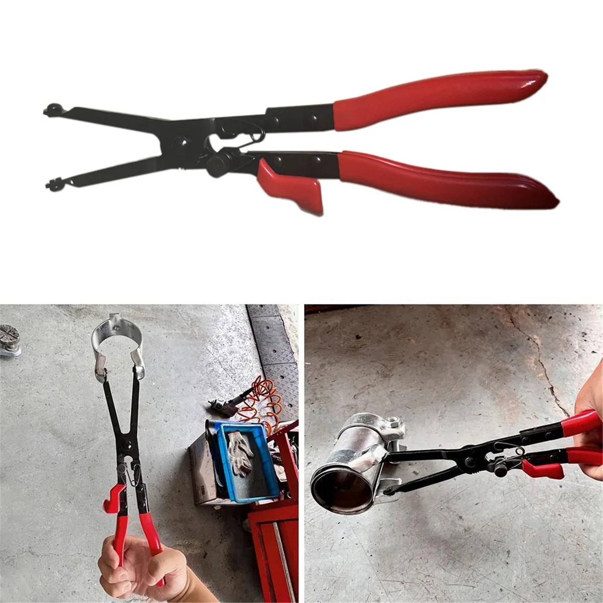 Car Exhaust Pipe C Clamp Removal Plier Spreading Plier Retrofit Demolition Auto Special Repair Tool