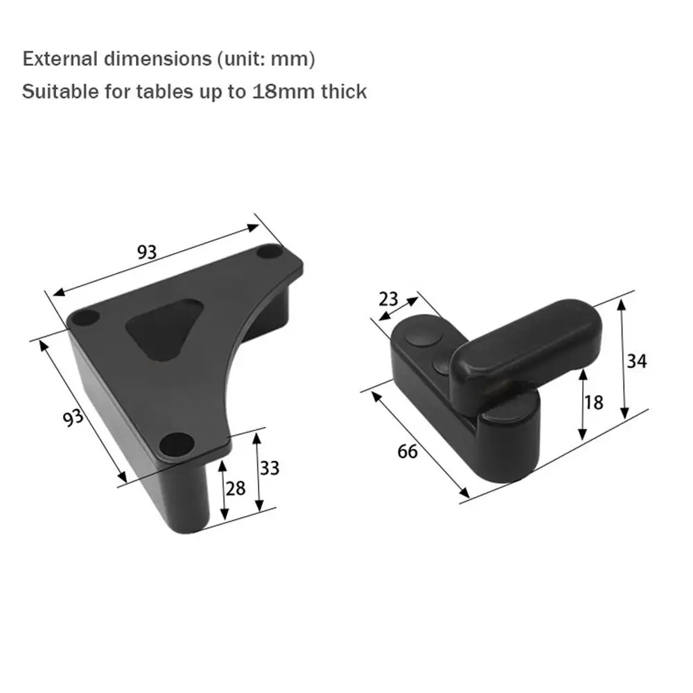 RV Supplies Complete Table Board Buckle Trailer Folding Outdoor Table Cabinet Board Rotary Lock Motorhome Indoor Organizer folding bracket table rv camping table