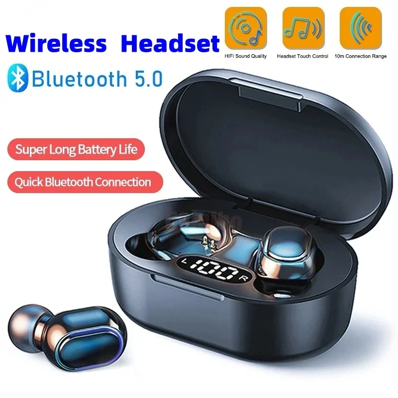 

Беспроводная Bluetooth-гарнитура TWS с микрофоном и светодиодным дисплеем
