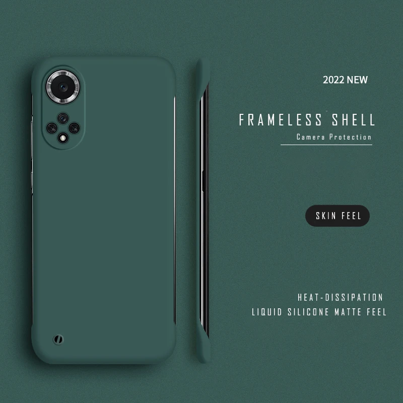 Ultra Slim Frameless Matte Gradient Hard Phone Cover