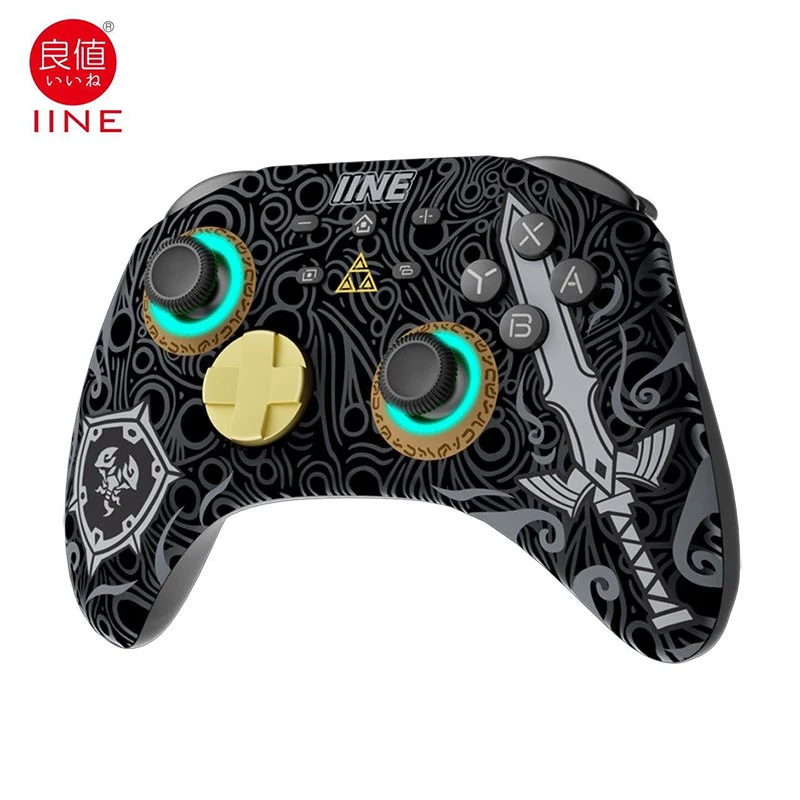 

IINE Ares Wireless Pro Controller with Headset Jack RGB Light compatible Nintendo Switch Steam