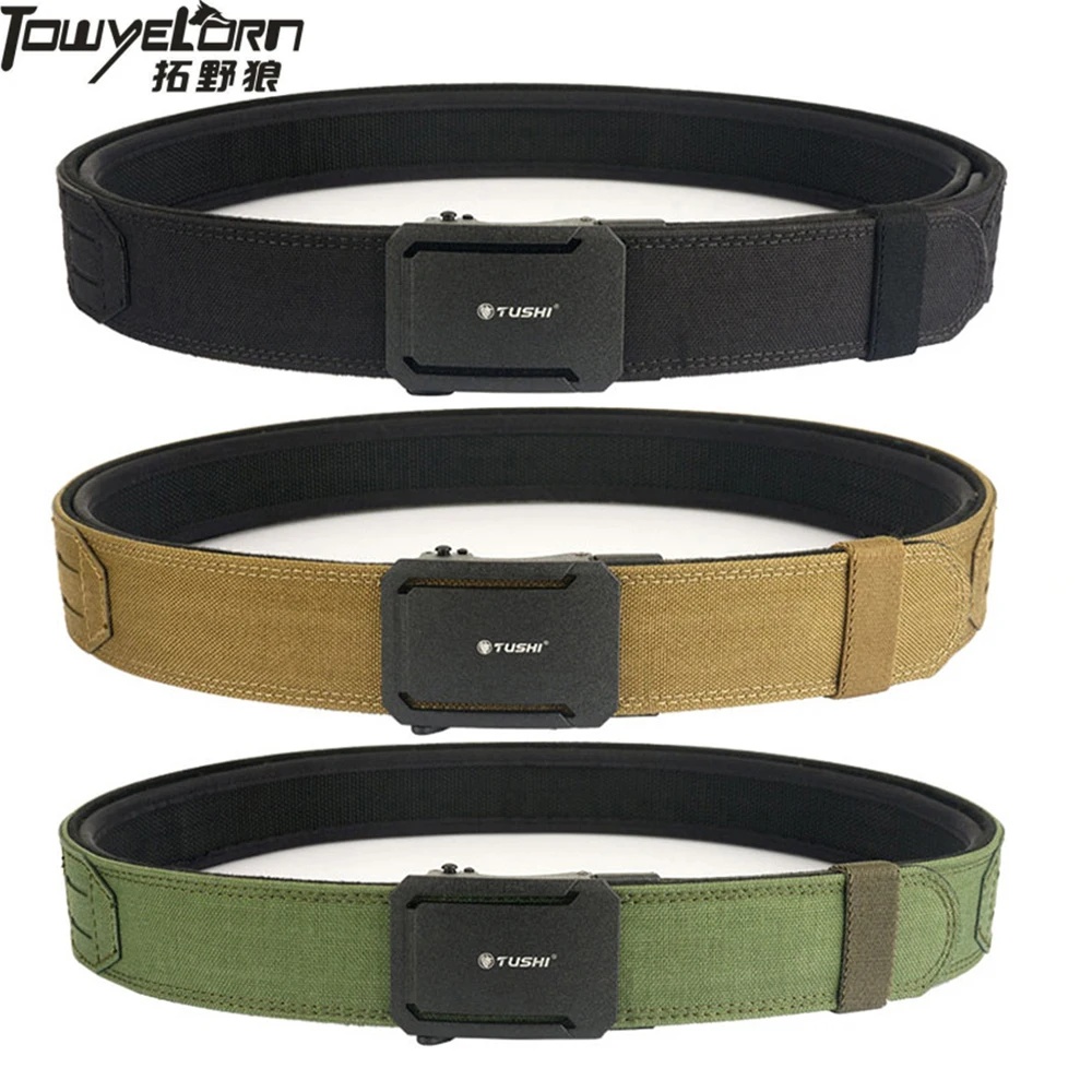 New Men Outdoor Hunting Tactical Belt MultiFunction Nylon Belt High