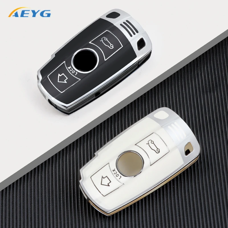 Soft TPU Car Remote Key Case Cover Shell, For BMW X1 X5 X6 Z4 E90 E60 E70 E87 3 5 6 Series M3 M5 Holder Shell, Fob Accessories, key case,key case cover,car key shell,remote control case cover