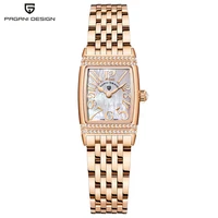 2025 New PAGANI DESIGN 22MM Women Quartz Watch Stainless Steel Waterproof Top Brand Classic Rectangular Watch Relogio Masculino 1