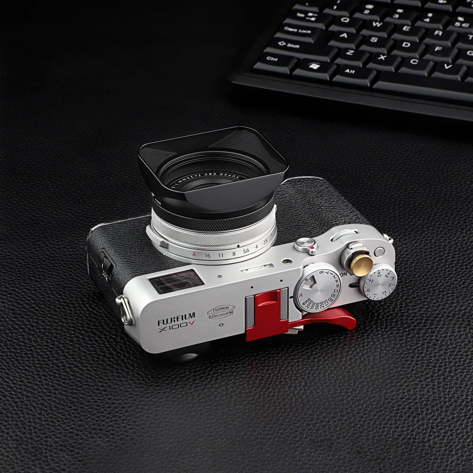 X100vi Lens Hood JJC LH-X100 Metal Square Lens Hood With AR-X100