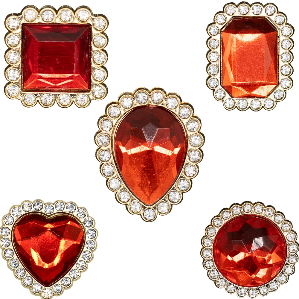 5PCS Metall Schuh Charms Set Mode Schmetterling Vögel Parfüm Bogen Schuh Zubehör Pins für Clog Luxus Stil Metall Clog schnallen – Detail 8