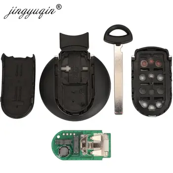 Keyforkess 3/4BTN Smart telecomando auto portachiavi 315MHz 434MHz ID49 per BMW Mini Cooper Countryman Clubman F-Series F55 F56 2015-2018 - Jingyuqin 3 4BTN Smart telecomando auto portachiavi 315MHz 434MHz ID49 per BMW Mini Cooper Countryman