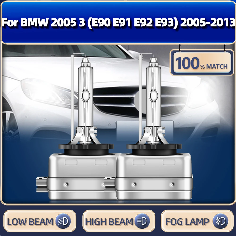 

D1S HID Xenon Headlight Bulb 6000K Xenon Lamp 35W 20000LM Car Headlamp For BMW 2005 3 (E90 E91 E92 E93) 2005-2010 2011 2012 2013