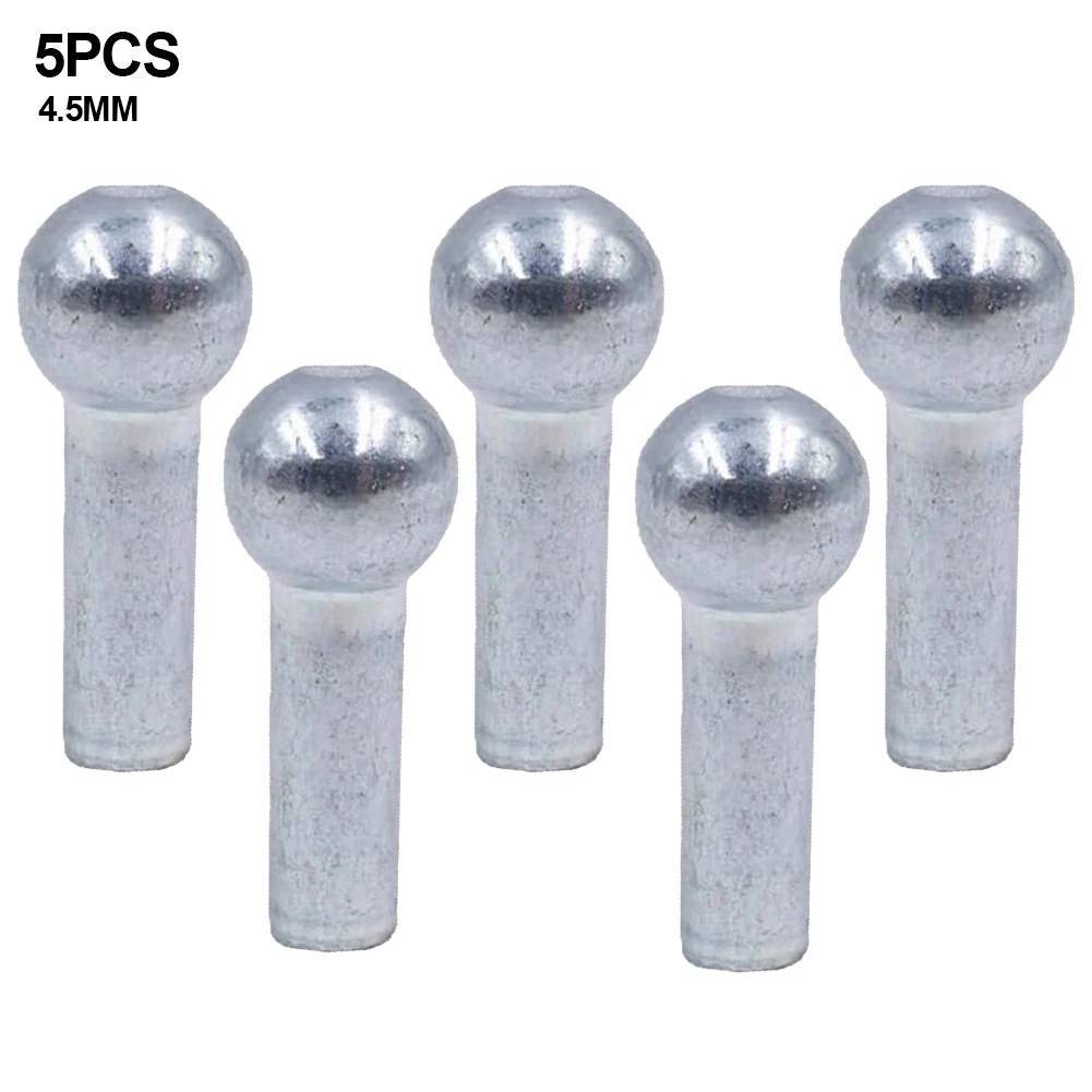 5pcs Gym Pulley Machine Stopper Cable Ball Terminals Wire Port Joint Parts For Diameter 5mm 6mm Cables Fitness Equipment