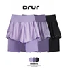 47645-6e6ff7.jpg DRUR Yoga Shorts Women Summer Fake Two Piece High Waist Loose Gym Shorts With Pocket Ladies Lightweight Fitness Running Clothes