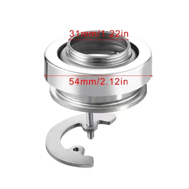 12PD Hassle Frees Stainless Steel Faucet Initiation Faucet Mounting Base with Adjustment Designings Fastening Base