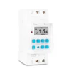 1 Second Interval 7 Days Programmable Timer Switch Household Usage HD LCD Display Time Relay Din Rail Module Controller 12V 3