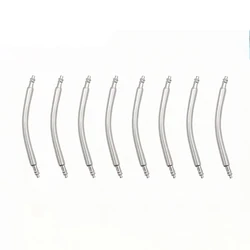 10PCS Curved Stainless Steel Watch Strap Link Pins - Adjustable Width 16mm - 24mm - 23mm (Dia 1.8mm)