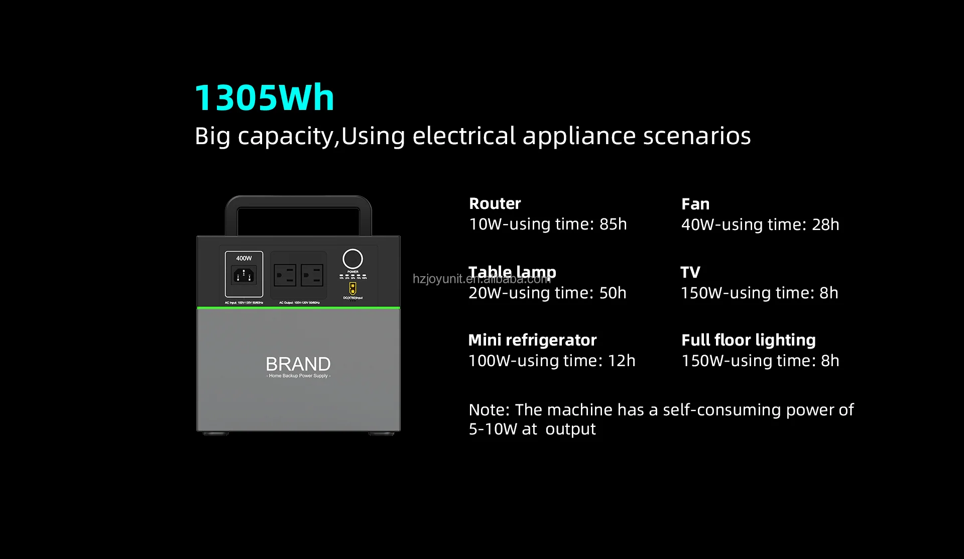 Heavy Duty Solar Generator For Household Emergency Use Indoor Power Station Maximum Capacity Large Capacity Generator