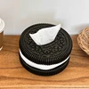 Creative Oreo Paper Box Home Furnishing Living Room Bedroom Desktop High End Feeling Tissue Box Living Room Desktop Home Decorat 2