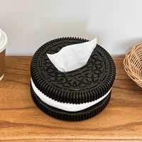 Creative Oreo Paper Box Home Furnishing Living Room Bedroom Desktop High End Feeling Tissue Box Living Room Desktop Home Decorat 2