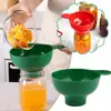 NEW Plastic Canned Funnel Wide Mouth Funnel Jars Folding Funnel with Long Neck Liquid Filling Funnels Household Kitchen Gadget 6