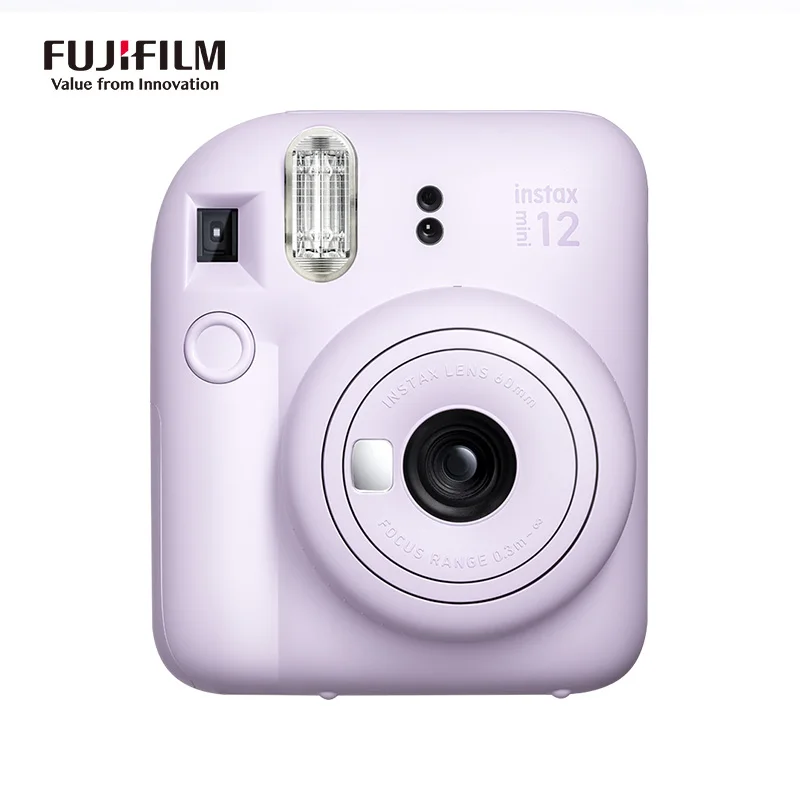 Fujifilm-Mini appareil photo instantané Instax 12,  rose/bleu/gris/blanc/violet, avec papier photo Instax - AliExpress