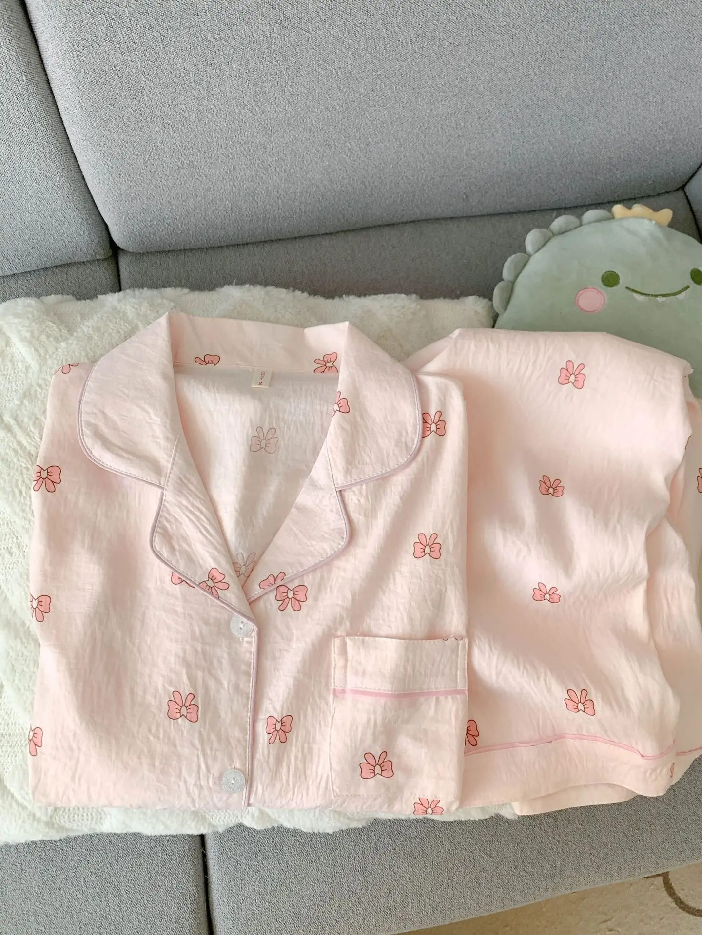 Spring/Autumn New Arrivals: Cloud-Print Cotton Long-Sleeved Pyjama Set for Women Adorable Sweetheart Style Nightwear Homewear Se S51203aee4560425fbc71eddcdc7fb60dw