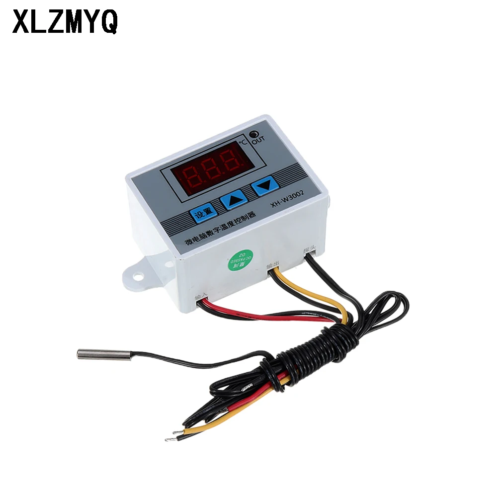 

12V 24V 110V 220V W3002 Temperature Controller XH-W3002 Digital Control Thermostat Microcomputer Switch Thermoregulator Sensor